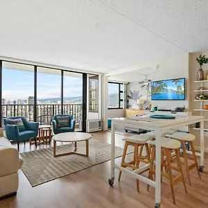 Lilo -ocean View - 1 Free Parking Apartment Honolulu